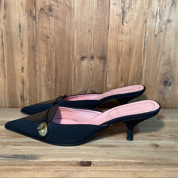 Sale!!🔥Miu Miu Kitten Heel Mules Black - Picture 4 of 11
